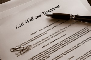 copy of a will