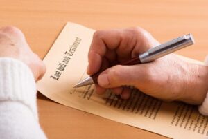 last will and testament