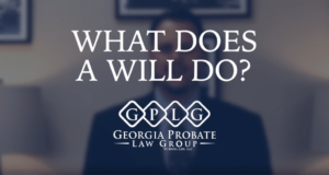 What does a will do