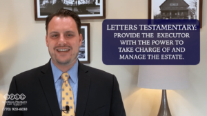 What is a letter of testamentary