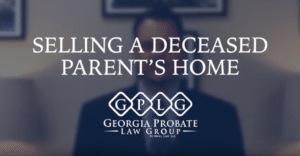 Selling deceased parents home