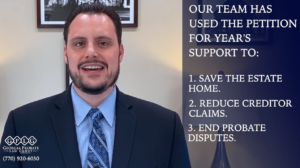 Petition for year's support