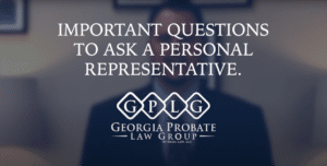 Questions to ask a personal representative