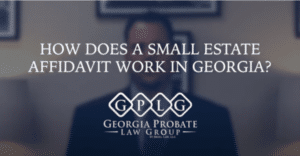 How small estate affidavit works