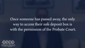 safety deposit box