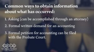 What can you do when you think the Personal Representative has misappropriated estate assets?