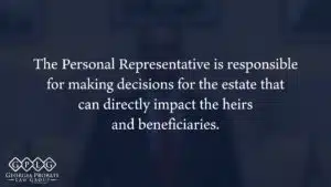 What is a personal representative of a deceased person