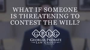 meaning of contesting a will georgia